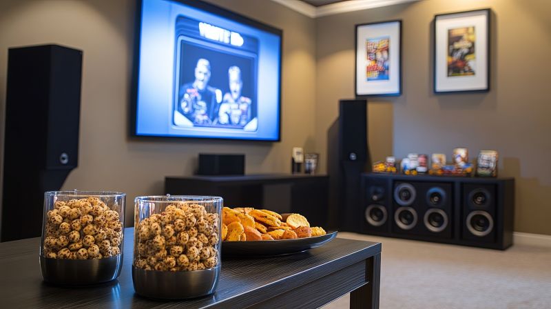 Surround Sound Installation detail